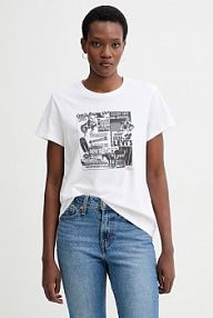 T-shirt Levi's  biały damski 17369.3432