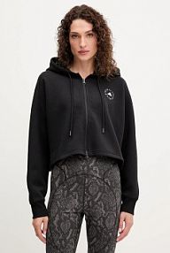 Bluza rozpinana adidas by stella mccartney  czarna damska JD8107