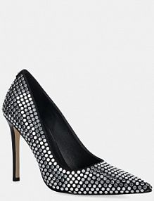 Szpilki MICHAEL Michael Kors  srebrne 40F5EYHP3S.00