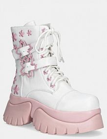 Botki Koi Footwear  białe damskie Sakura.Miku