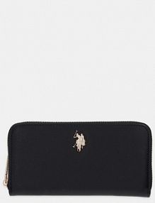 Portfel U.S. Polo Assn.  czarny damski BEUJE8658WVP