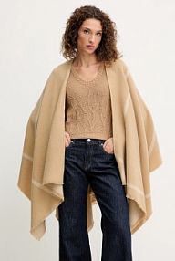 Ponczo MM by Max Mara  beżowe 2526546037600