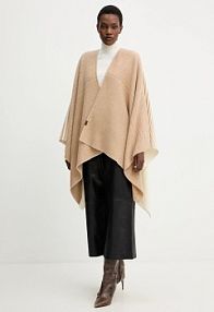 Ponczo MM by Max Mara  beżowe 2526546028600