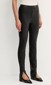 Spodnie skórzane Boss  czarna 50541926