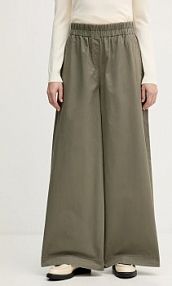 Spodnie eleganckie United Colors of Benetton  zielone damskie 4PAXDF0A4