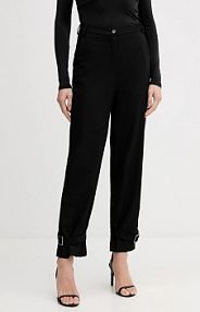 Spodnie eleganckie Sisley  czarne damskie 41FQLF080