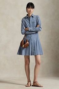 Sukienka Polo Ralph Lauren  niebieska 211972069