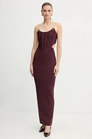 Sukienka Marciano by Guess  bordowy 5BGK10.5036Z