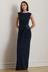 Sukienka Lauren Ralph Lauren  granatowa 253979877