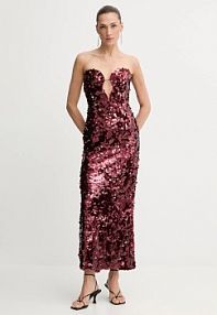 Sukienka bardot  czerwona 59946DB1