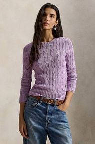 Sweter Polo Ralph Lauren  fioletowy damski 211971869