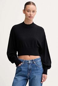 Sweter United Colors of Benetton  czarny damski 1Y6SD2041