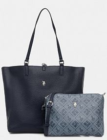 Torebka shopperka U.S. Polo Assn.  granatowa BEUM08706WVP