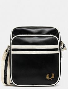 Saszetka na ramię Fred Perry  czarna damska L8258