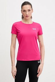 T-shirt EA7 Emporio Armani  różowy damski AF18476.7W000