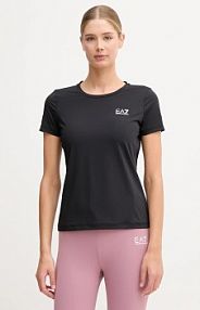 T-shirt EA7 Emporio Armani  czarny damski AF18476.7W000