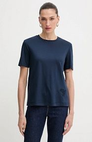 T-shirt MM by Max Mara  granatowy damski 2526946027600