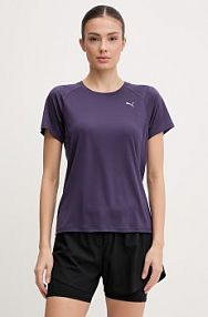 T-shirt Puma  fioletowy damski 526578