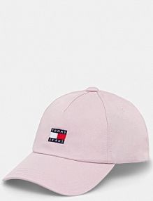 Czapka z daszkiem Tommy Jeans  różowa damska AW0AW16991