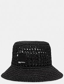 Kapelusz Karl Lagerfeld Jeans  czarny damski A2W33033