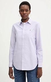 Koszula z długim rękawem Polo Ralph Lauren  fioletowa 211970736