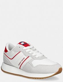 Sneakersy Tommy Jeans  czerwone damskie EN0EN02741
