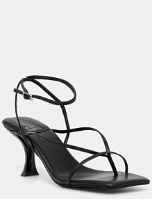 Sandały na obcasie Jeffrey Campbell  czarne JC.935.9.62