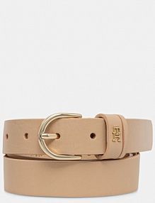 Pasek Tommy Hilfiger  beżowy damski AW0AW16836