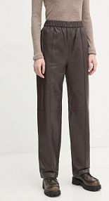 Spodnie skórzane 2NDDAY  brązowa 2251561672