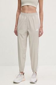 Spodnie dresowe adidas performance  beżowe damskie JD6522