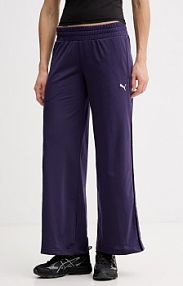 Spodnie dresowe Puma  fioletowe damskie 629804