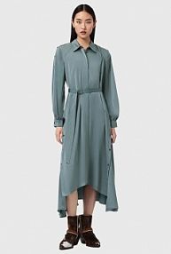 Sukienka AllSaints  niebieska W036DC