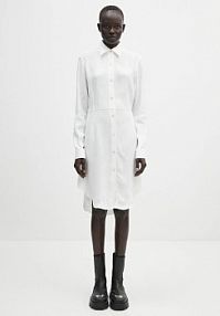 Sukienka Wales Bonner  biała WS25DR05.VI03