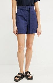 Szorty Weekend Max Mara  granatowe damskie 2515141012600