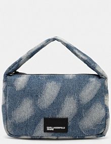 Torebka shopperka Karl Lagerfeld Jeans  niebieska A1W30240