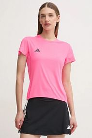 T-shirt adidas performance  różowy damski JF3497