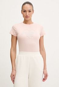 T-shirt Guess  różowy damski V5GI10.K9RM1