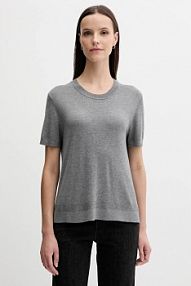 Sweter United Colors of Benetton  szary damski 1ZRED10BK