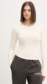 Longsleeve P.E Nation  beżowy damski 243L265