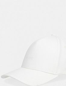 Czapka z daszkiem HUGO  biała damska 50519255