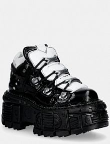 Sneakersy New Rock  czarne damskie M.106.S119