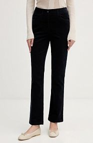 Spodnie eleganckie Sisley  granatowe damskie 46C2LE02W