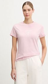 T-shirt Guess  różowy damski V4YI21.KCDH1