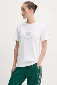 T-shirt Converse  biały damski 10027077.A04