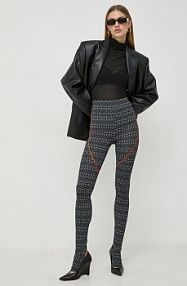 Legginsy PATRIZIA PEPE  czarne damskie 2P1562.J165