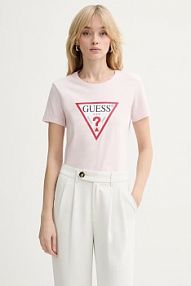 T-shirt Guess  różowy damski W1YI1B.I3Z14
