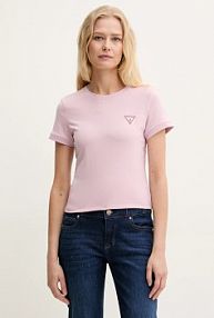 T-shirt Guess  różowy damski W2YI44.J1314