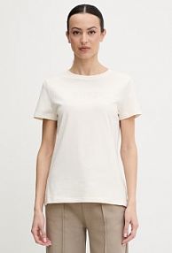 T-shirt Guess  beżowy damski V3BI11.J1314