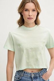 T-shirt Guess  zielony damski V2YI06.K8HM0