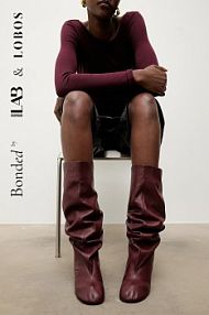 Kozaki Answear.LAB  bordowy damskie LT1896-1602-3